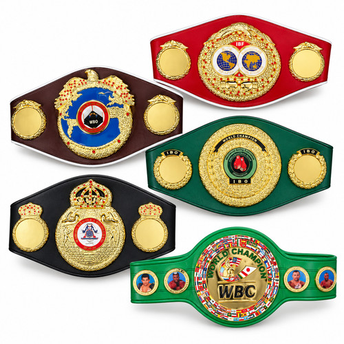 Boxing championship belts set - boxing,